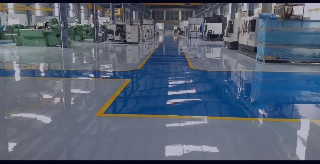 Epoxy Flooring installation in Hosur - Chem Coats