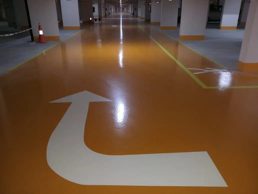 Car park deck flooring Car-park-deck-flooring installation in Chennai - Chem Coats