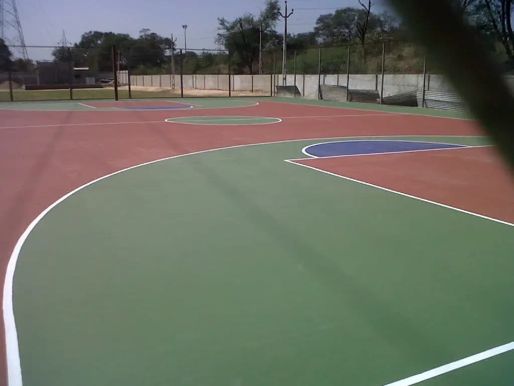 Epoxy Sports Flooring Epoxy Sports Flooring installation in industrial factory – Chem Coats