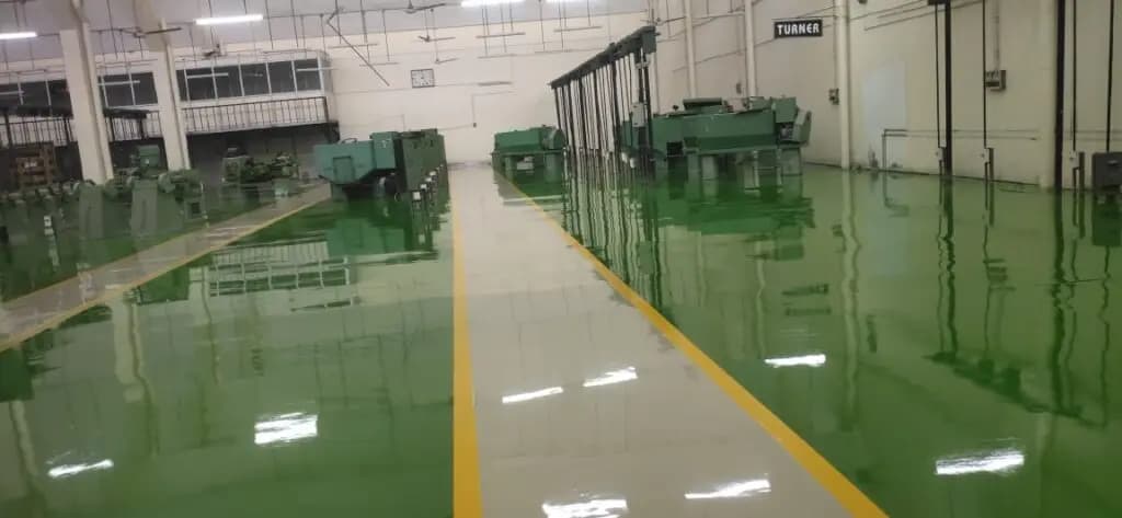Self-leveling epoxy flooring installation in Chennai - Chemcoats Self-leveling epoxy flooring installation in Chennai - Chemcoats