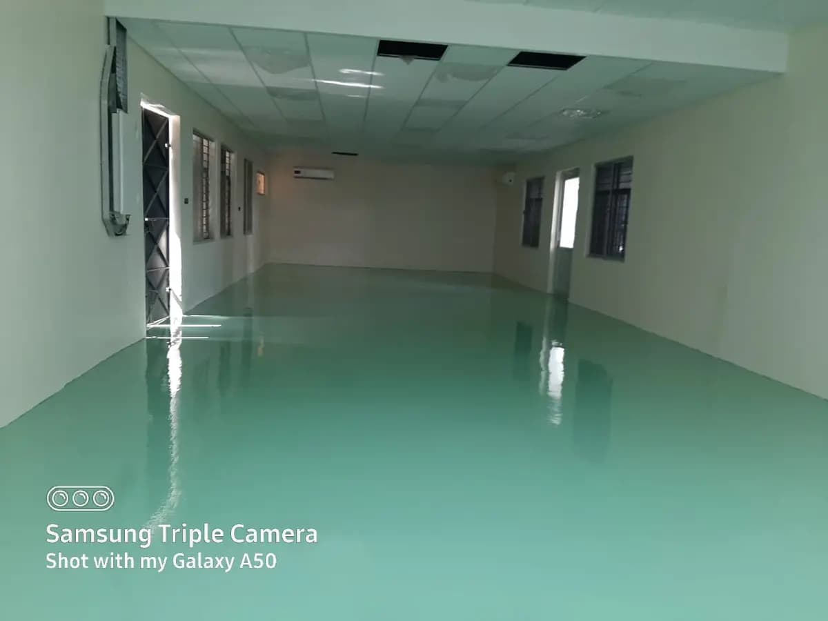 Self-levelling Epoxy Flooring Self-levelling Epoxy Flooring installation in industrial factory – Chem Coats