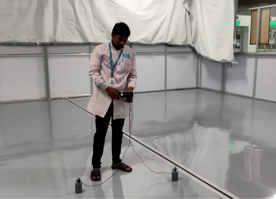 Flex Intel project - Access Floors Flex Intel project in chennai - Chem Coats